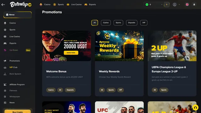 betswap casino promotions