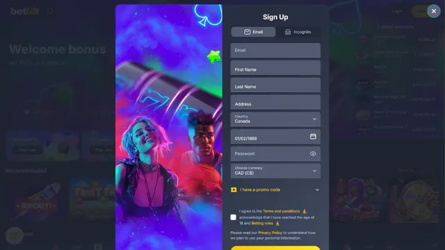 bettilt casino registration