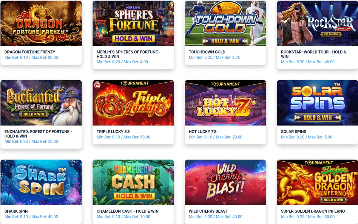 betus casino slots