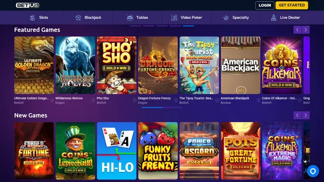 betus casino games