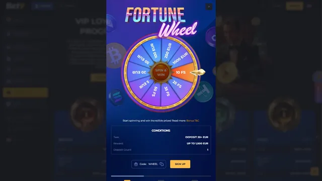 bety casino fortune wheel