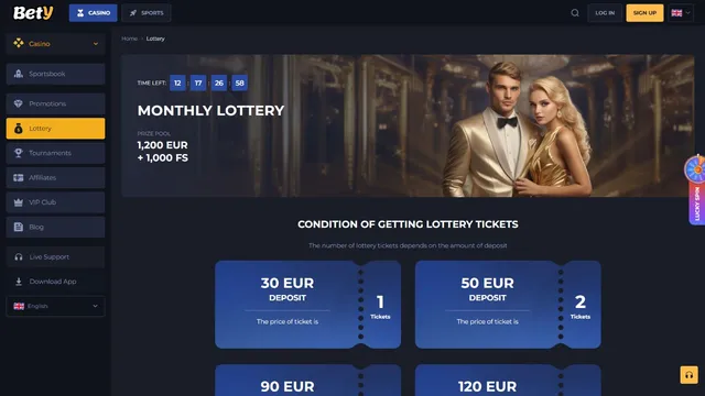 bety casino lotteries