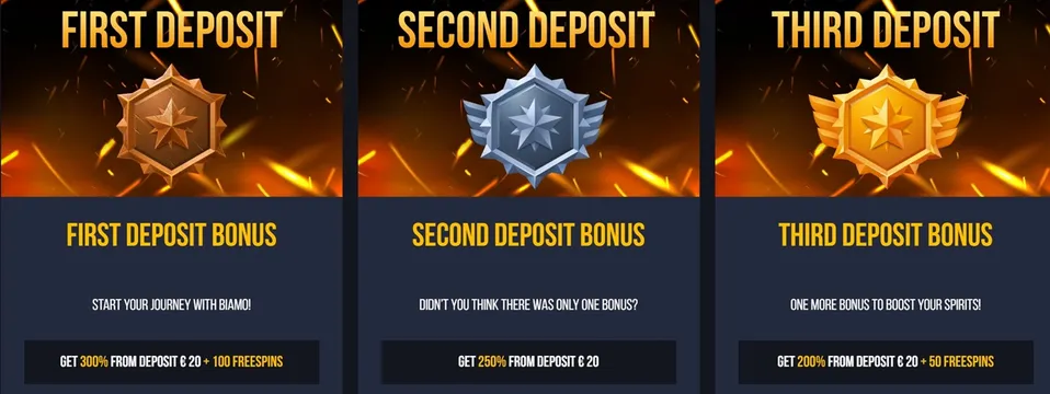 biamo bet casino deposit bonus