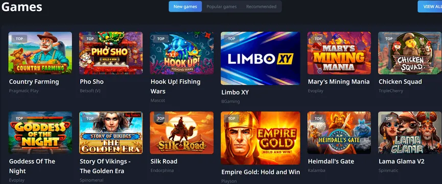 bit4win casino games