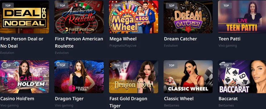 bit4win casino live games