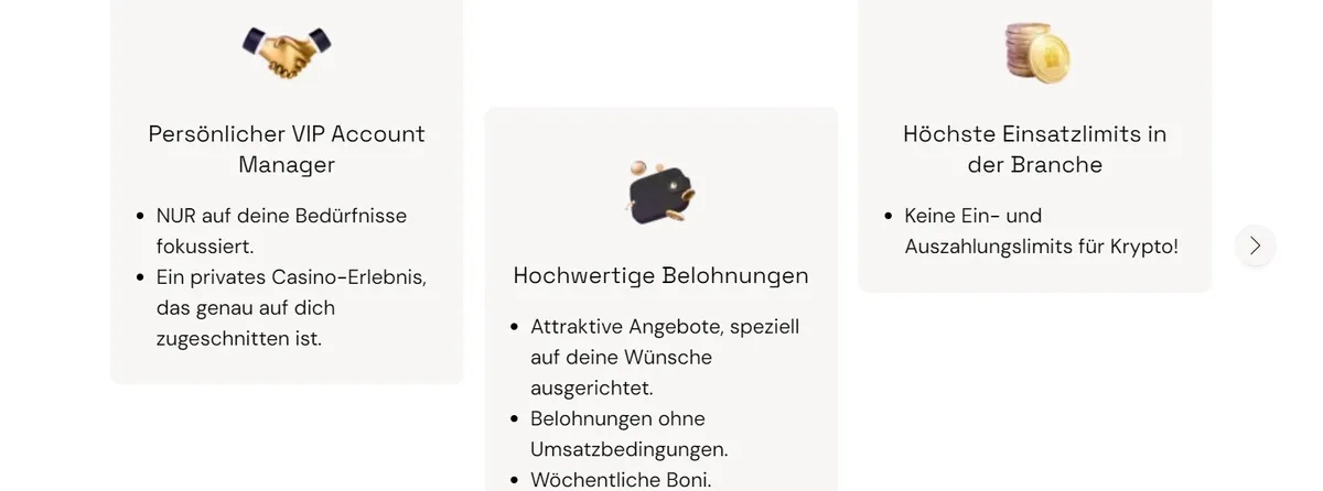 bitcasino casino vip de