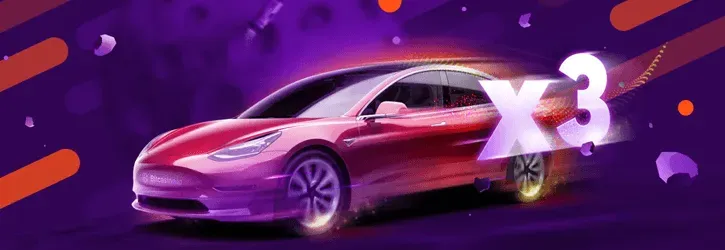 bitcasino tesla giveaway promo