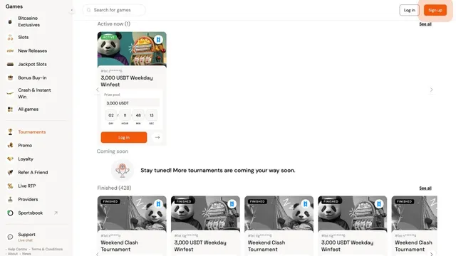 bitcasino tournaments