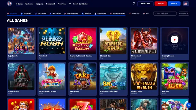 bitcoin casino games