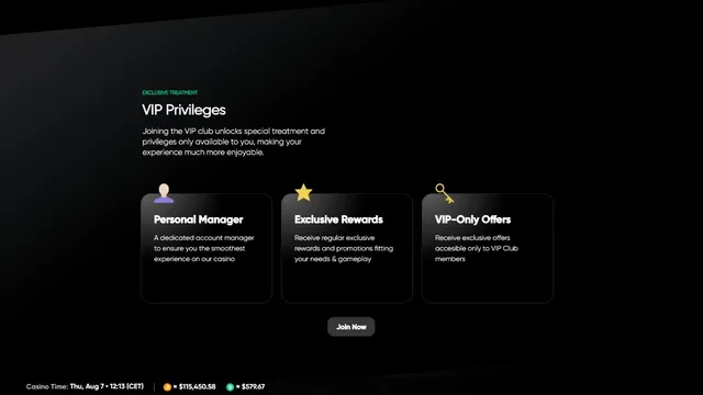 bitcoin.com casino vip club