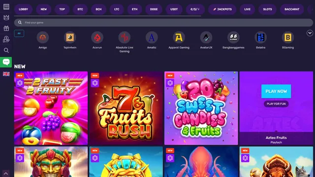 bitcoin casino games