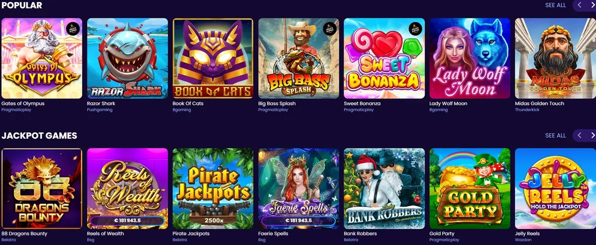bitdreams casino games
