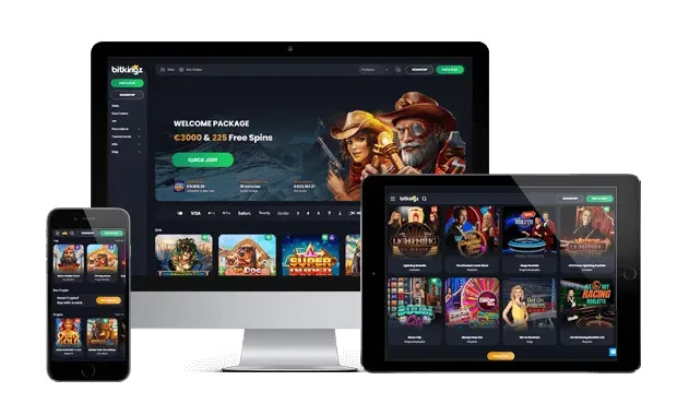 bitkingz casino website screens