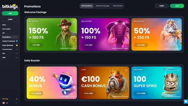 bitkingz casino promotions