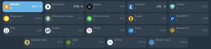 bitsler crypto payments