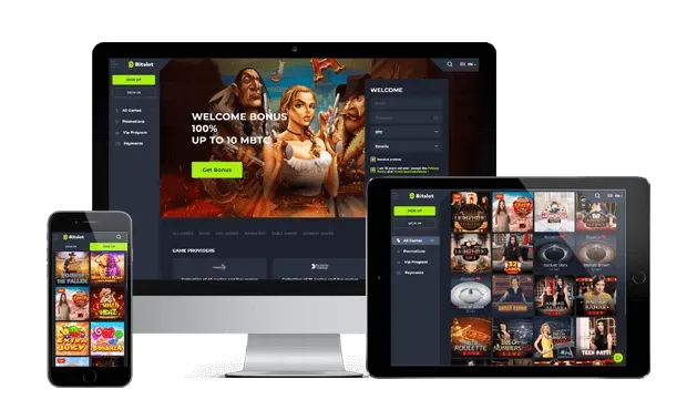 bitslot casino website screens