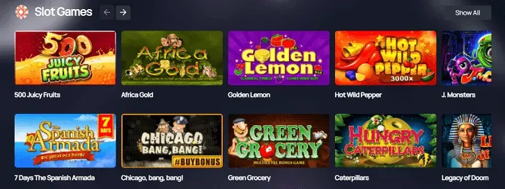 bitspin casino slots