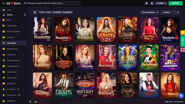 bitstarz casino live games