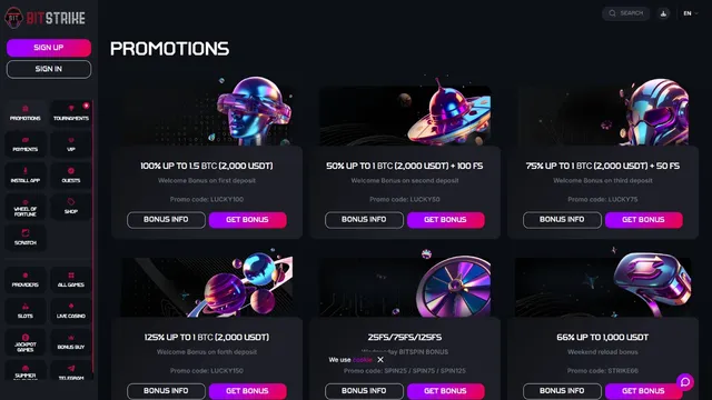 bitstrike casino promotions