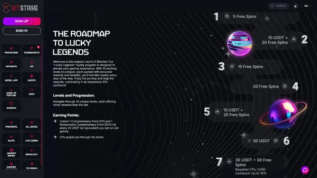 bitstrike casino vip club