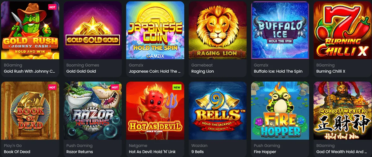 bitvegas casino slots