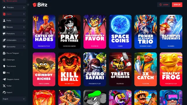 bitz.io casino games