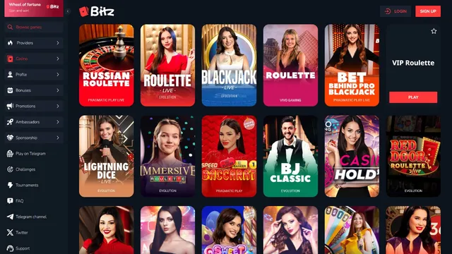 bitz.io casino live games