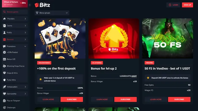 bitz.io casino promotions