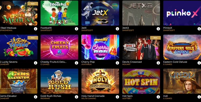 blacklion casino games