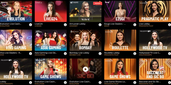 blacklion casino live games