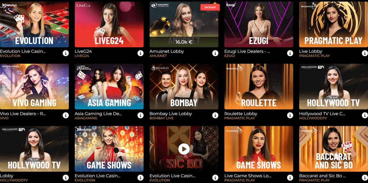 blacklion casino live games