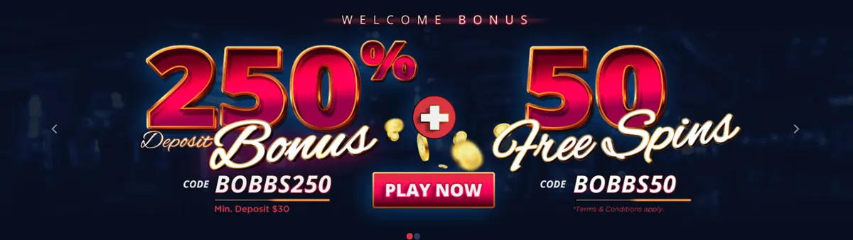 bobbycasino welcome bonus
