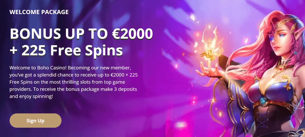 boho casino welcome bonus