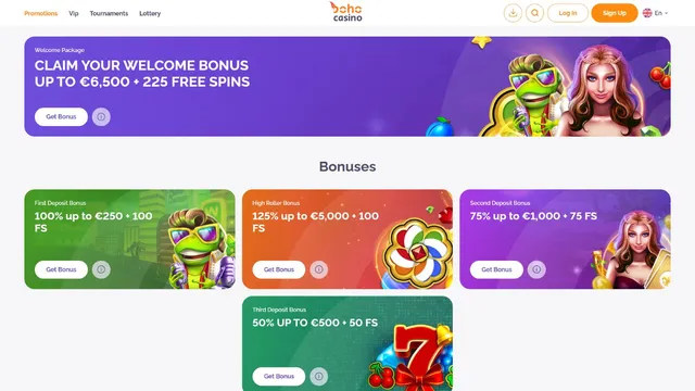 boho casino promotions