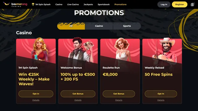 boomerang casino promotions