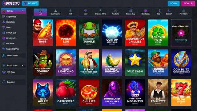 britsino casino games