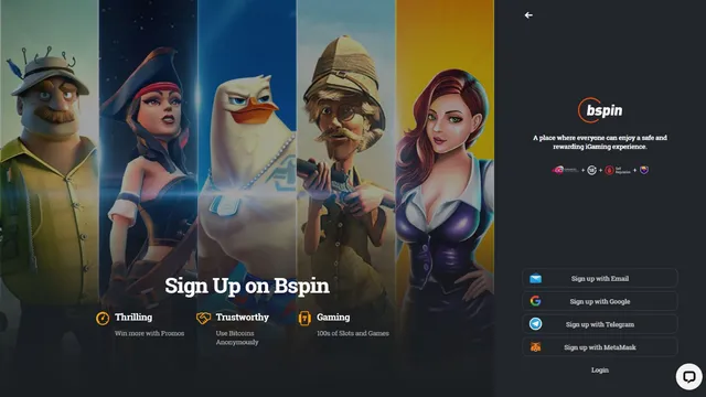 bspin casino registration