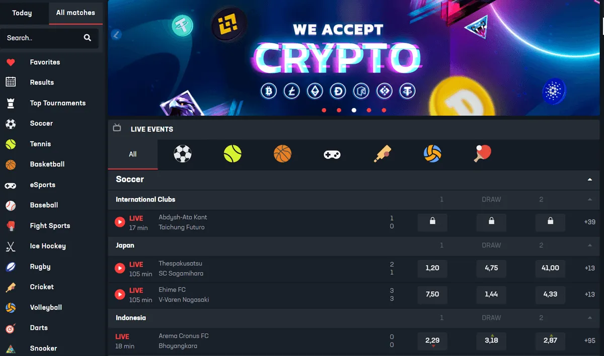 buffbet casino sports betting