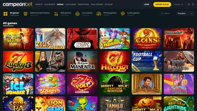 campeonbet casino games