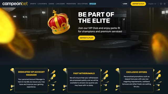 campeonbet casino vip club