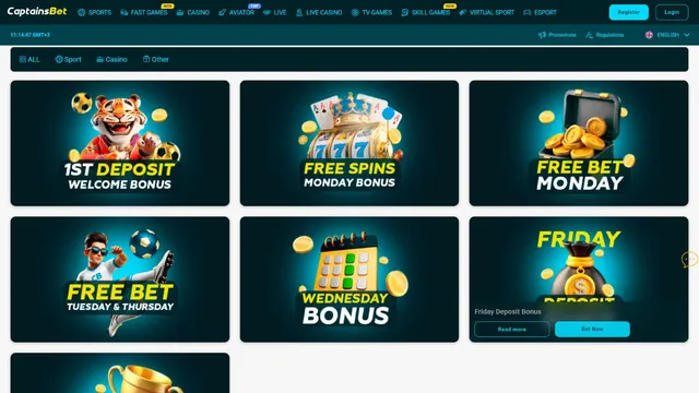 captainsbet casino promotions