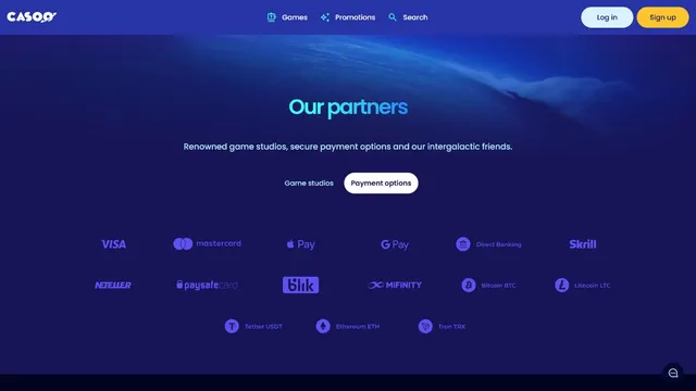 casoo casino payments