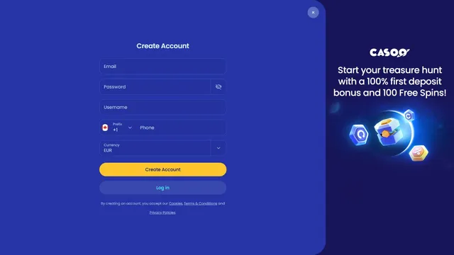 casoo casino registration