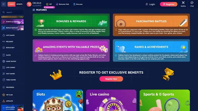 celsius casino promotions