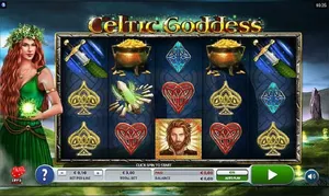 celtic goddess slot screen