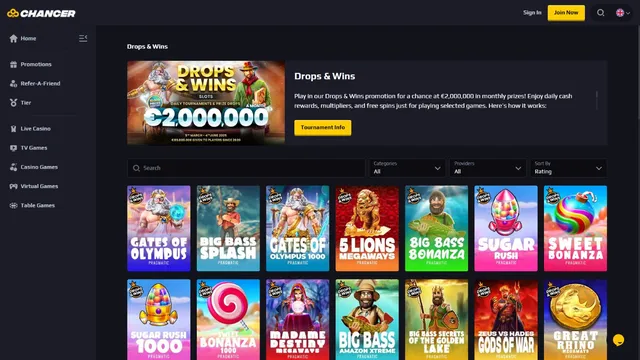 chancer casino tournaments