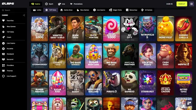 claps casino games