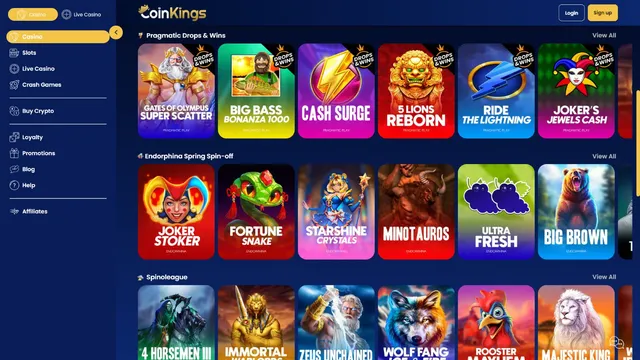 coinkings casino tournaments