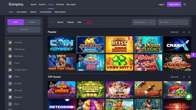 coinplay casino games