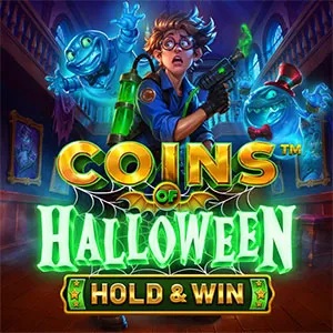 coins of halloween hold win slot icon